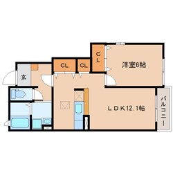 清水駅 バス8分  上嶺下車：停歩2分 1階の物件間取画像